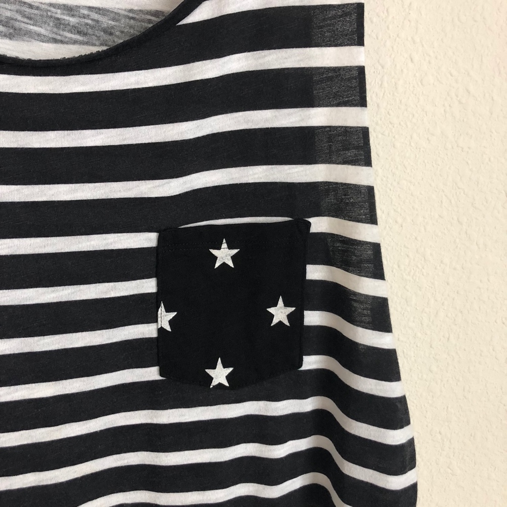 VS PINK Striped Star Pocket Tank - Picture 5 of 8